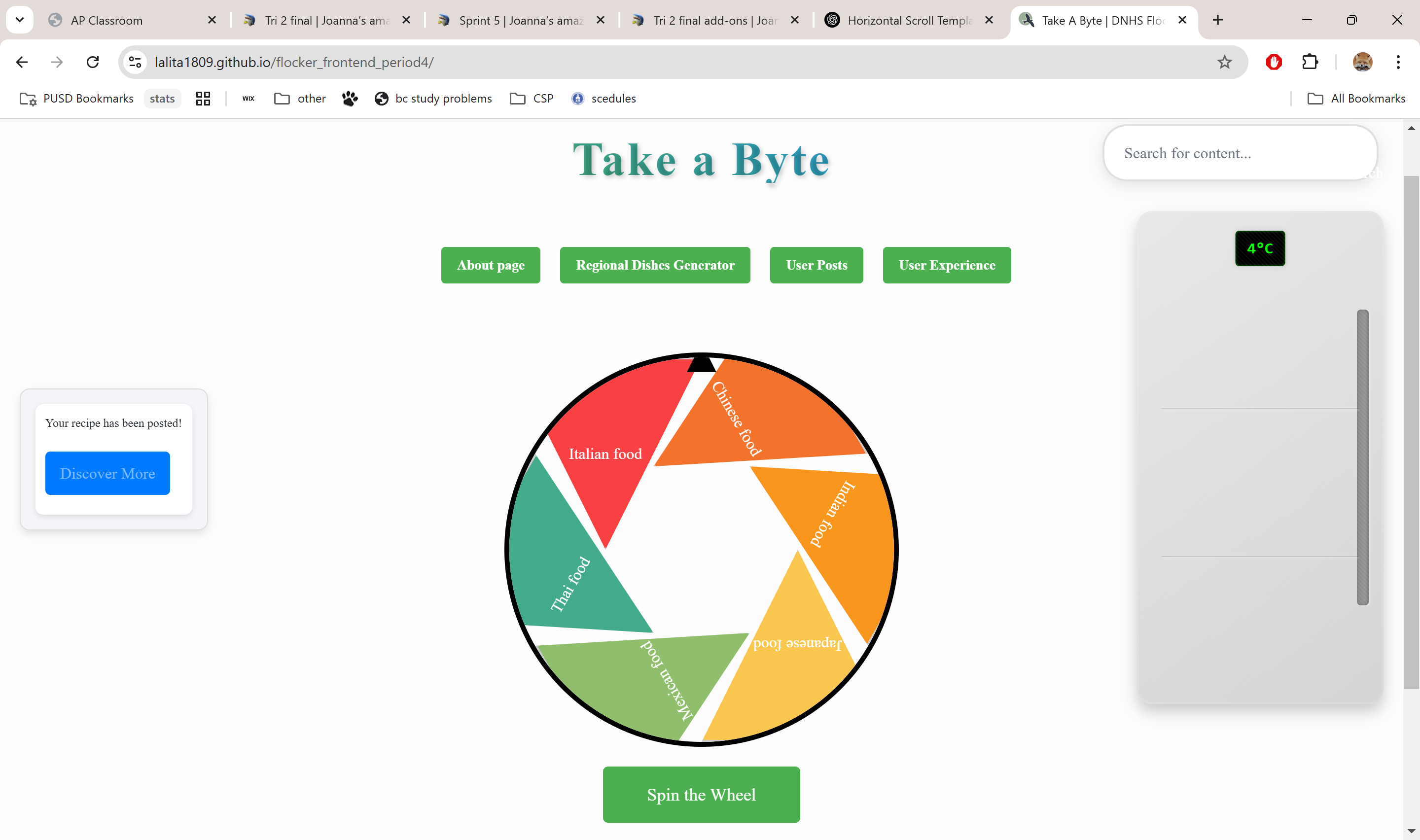 pic of frontend